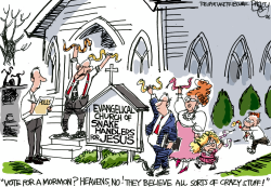 MORMON VOTE by Pat Bagley