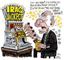 IRAQ JACKPOT by Daryl Cagle