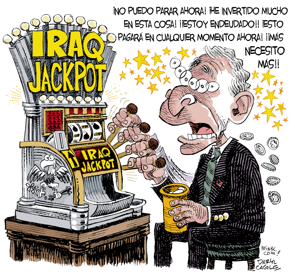  JACKPOT IRAQ  by Daryl Cagle