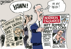 ROMNEY COKE HABIT by Pat Bagley