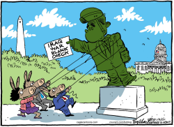 BUSHS NEW IRAQ WAR PLAN by Bob Englehart