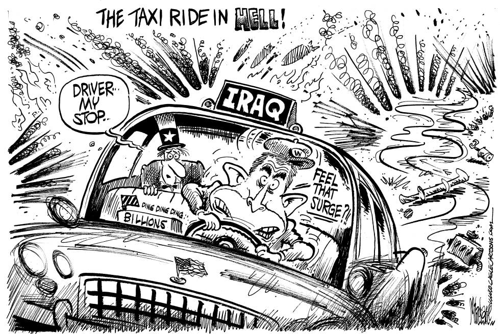  W IRAQI TAXI by Mike Lane