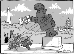 NUEVO PLAN DE BUSH PARA GUERRA DE IRAQ by Bob Englehart