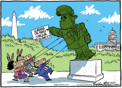 NUEVO PLAN DE BUSH PARA GUERRA DE IRAQ  by Bob Englehart