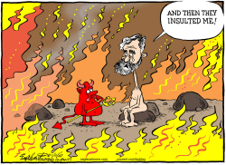 SADDAM HUSSEIN by Bob Englehart