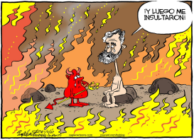 SADDAM HUSSEIN  by Bob Englehart