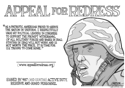 SOLDIERS' APPEAL FOR REDRESS by RJ Matson