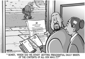 CHENEY READS YOUR MAIL by RJ Matson