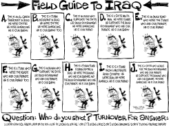 IRAQ FIELD GUIDE CORRECTED by Daryl Cagle