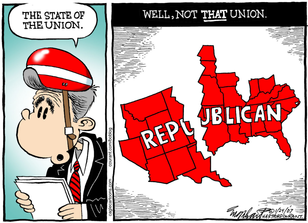  STATE OF THE UNION  by Bob Englehart