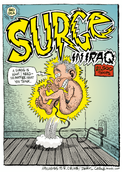 SURGE IN IRAQ COMIX by Daryl Cagle