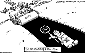 NONBINDING RESOLUTION by Mike Keefe