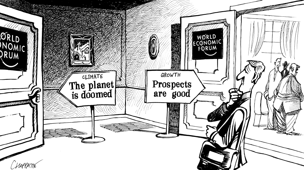  WORLD ECONOMIC FORUM by Patrick Chappatte