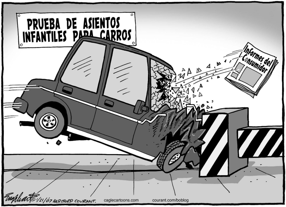  PRUEBA DE ASIENTOS INFANTILES PARA CARROS by Bob Englehart