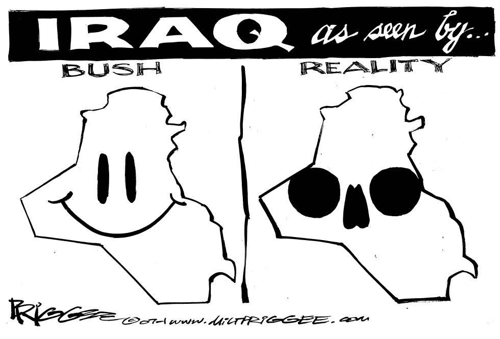  FACES OF IRAQ by Milt Priggee