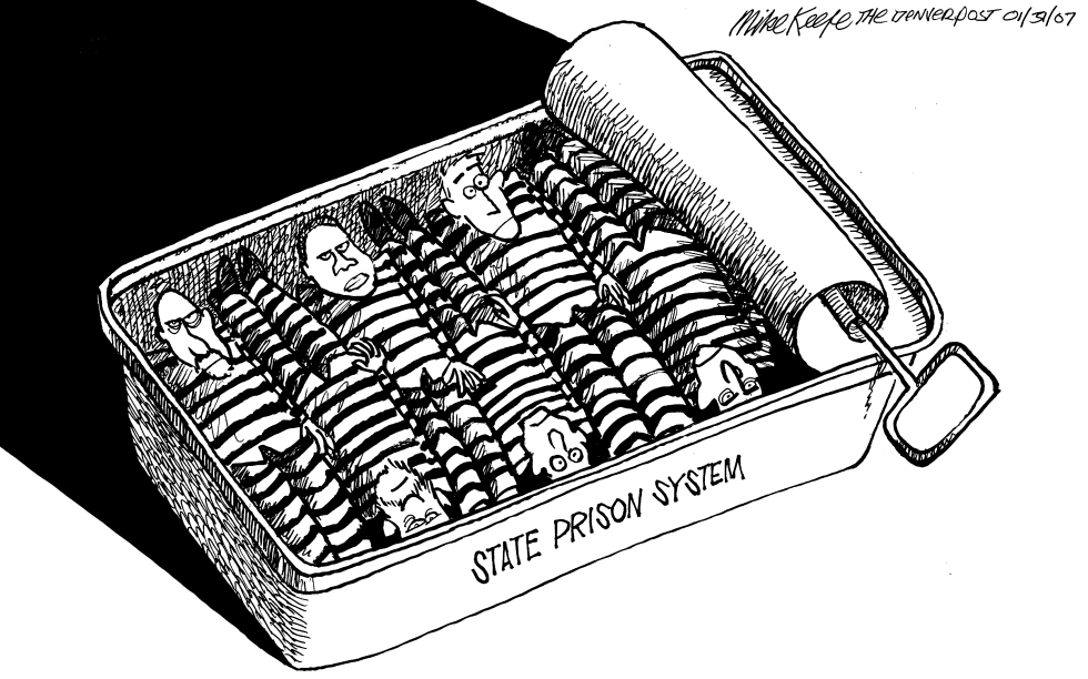  LOCAL CO PRISON SYSTEM by Mike Keefe