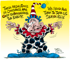 RESOLUTIONS ON IRAQ by Daryl Cagle