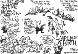 FETUS GUN RIGHTS by Pat Bagley