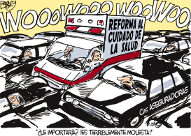 EMBOTELLAMIENTO DEL CUIDADO DE LA SALUD  by Pat Bagley