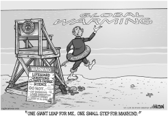 ONE GIANT LEAP FOR GEORGE BUSH  by RJ Matson