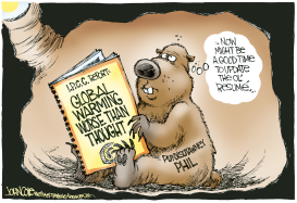 GLOBAL WARMING GROUNDHOG   by John Cole