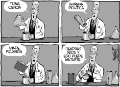 CIENCIA, POLITICA Y RELIGION by Bob Englehart