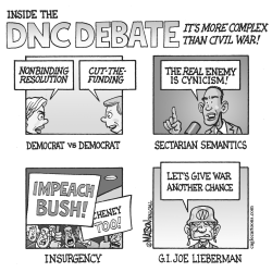 DEMOCRATS DEBATE IRAQ WAR by RJ Matson