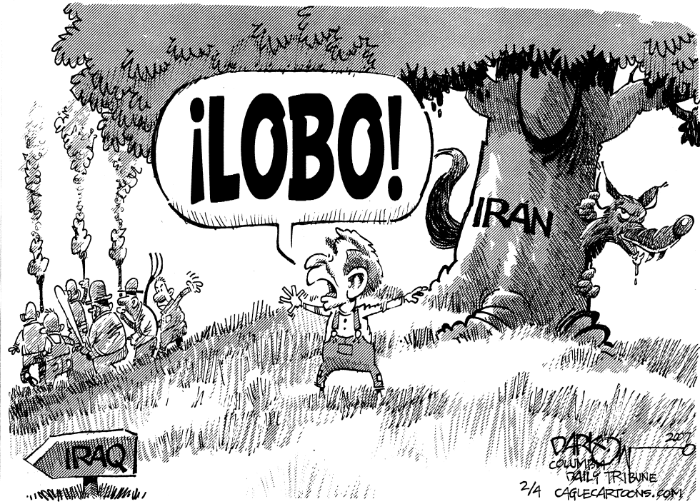  EL NIñO QUE GRITABA LOBO POR WOLFOWITZ by John Darkow