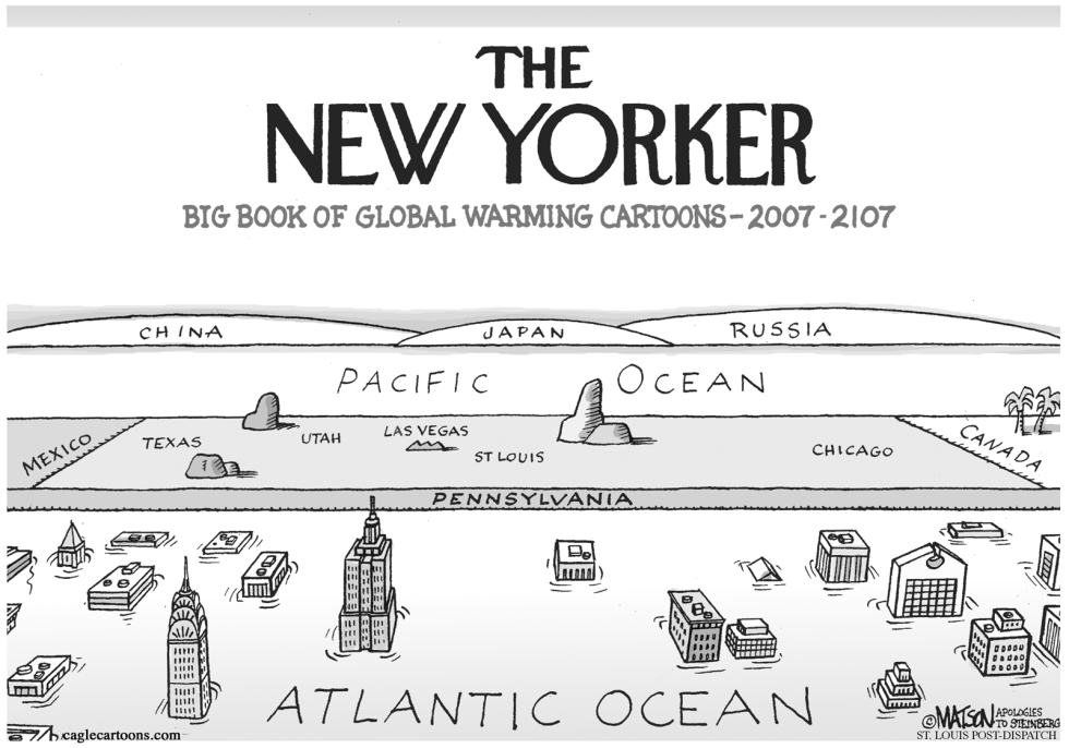  BIG BOOK OF GLOBAL WARMING CARTOONS 2007-2107 by RJ Matson