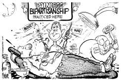 PAINLESS BIPARTISANSHIP by Mike Lane