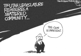 SHOOTING IN SALT LAKE by Pat Bagley