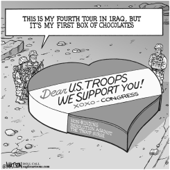 V-DAY FOR TROOPS IN IRAQ by RJ Matson