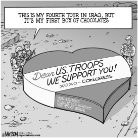 V-DAY FOR TROOPS IN IRAQ by RJ Matson