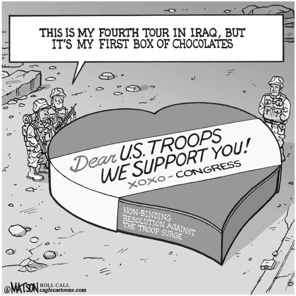  V-DAY FOR TROOPS IN IRAQ by RJ Matson