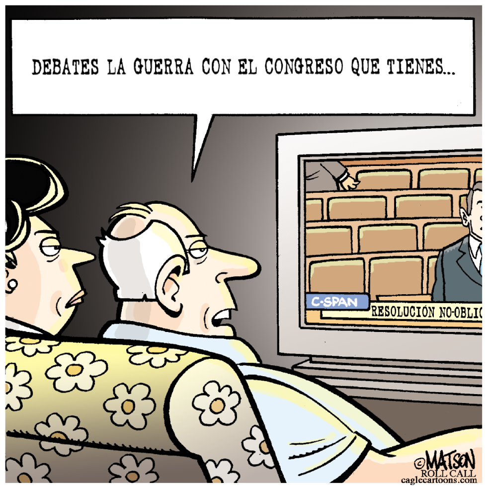  DEBATES LA GUERRA CON EL CONGRESO QUE TIENES  by RJ Matson