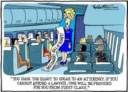 PASSENGERS BILL OF RIGHTS by Bob Englehart