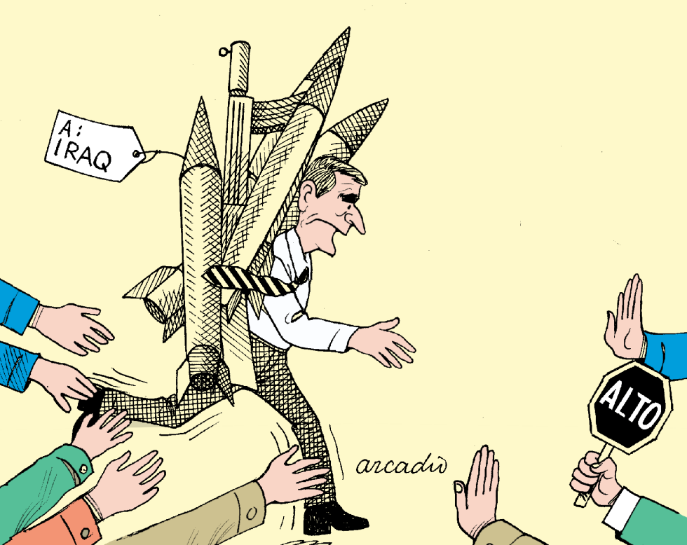  BUSH Y SU CARRERA LOCA POR IRAQ COL by Arcadio Esquivel