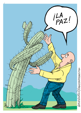 LA PAZ PROCESO DOLOROSO COL by Arcadio Esquivel