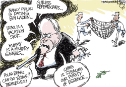 CRAZY CHENEY by Pat Bagley