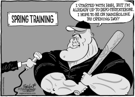 SPRING TRAINING by Bob Englehart