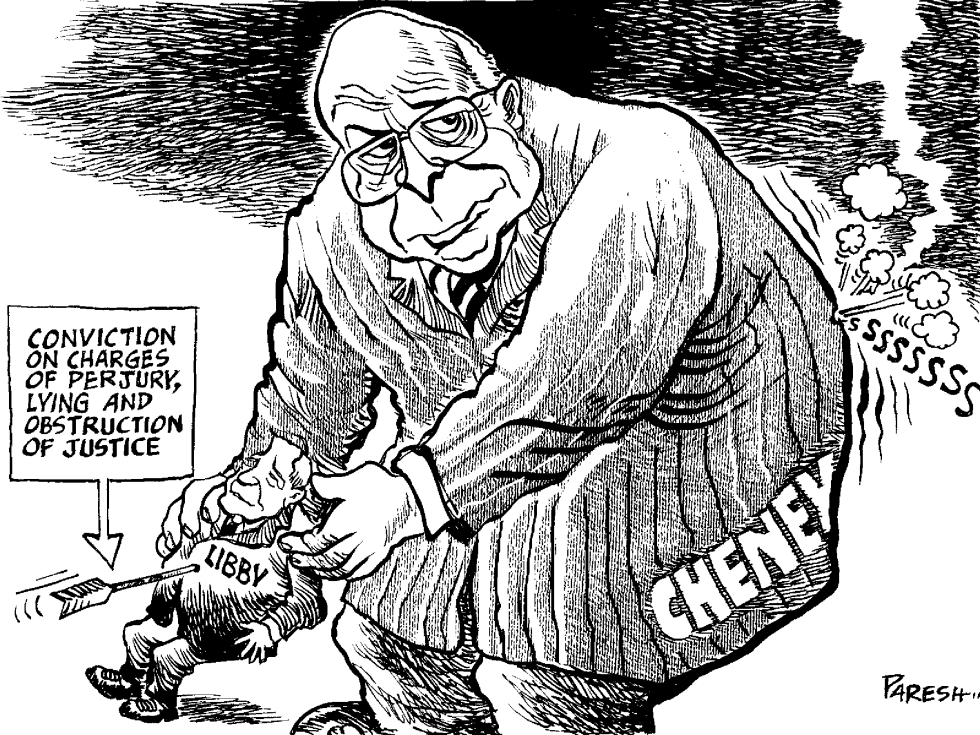  LIBBY DEFLATES CHENEY by Paresh Nath