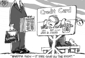 CREDIT CARD BONDAGE by Pat Bagley