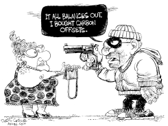 CARBON HOLD-UP by Daryl Cagle