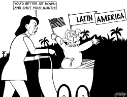 BUSH IN LATIN AMERICA by Rainer Hachfeld