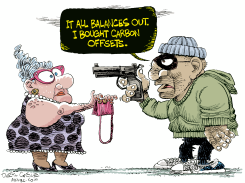 CARBON HOLD-UP  by Daryl Cagle