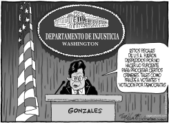 FISCALES DE U.S.A. DESPEDIDOS by Bob Englehart