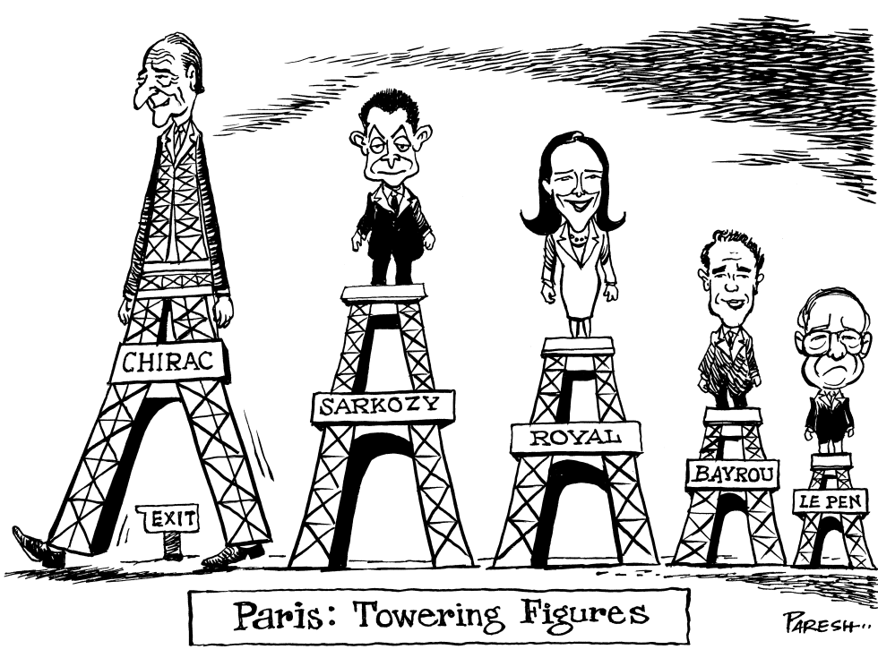  PARIS : TOWERING FIGURES by Paresh Nath