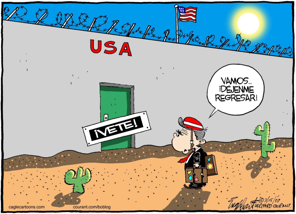  BUSH REGRESA  by Bob Englehart