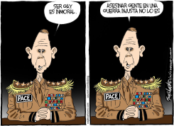 GENERAL PETER PACE HOMOFOBO  by Bob Englehart