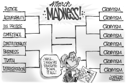 BUSHS BRACKETS by John Cole